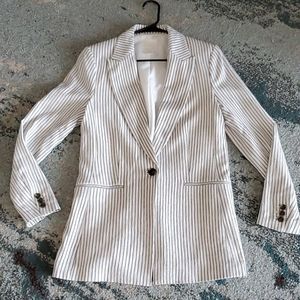 Pinstripe Blazer